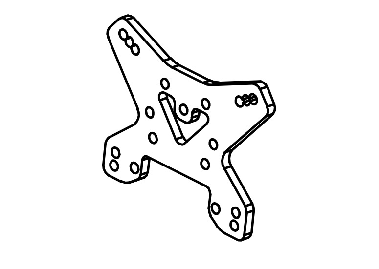 Absima Aluminum Front Shock Tower 1610116