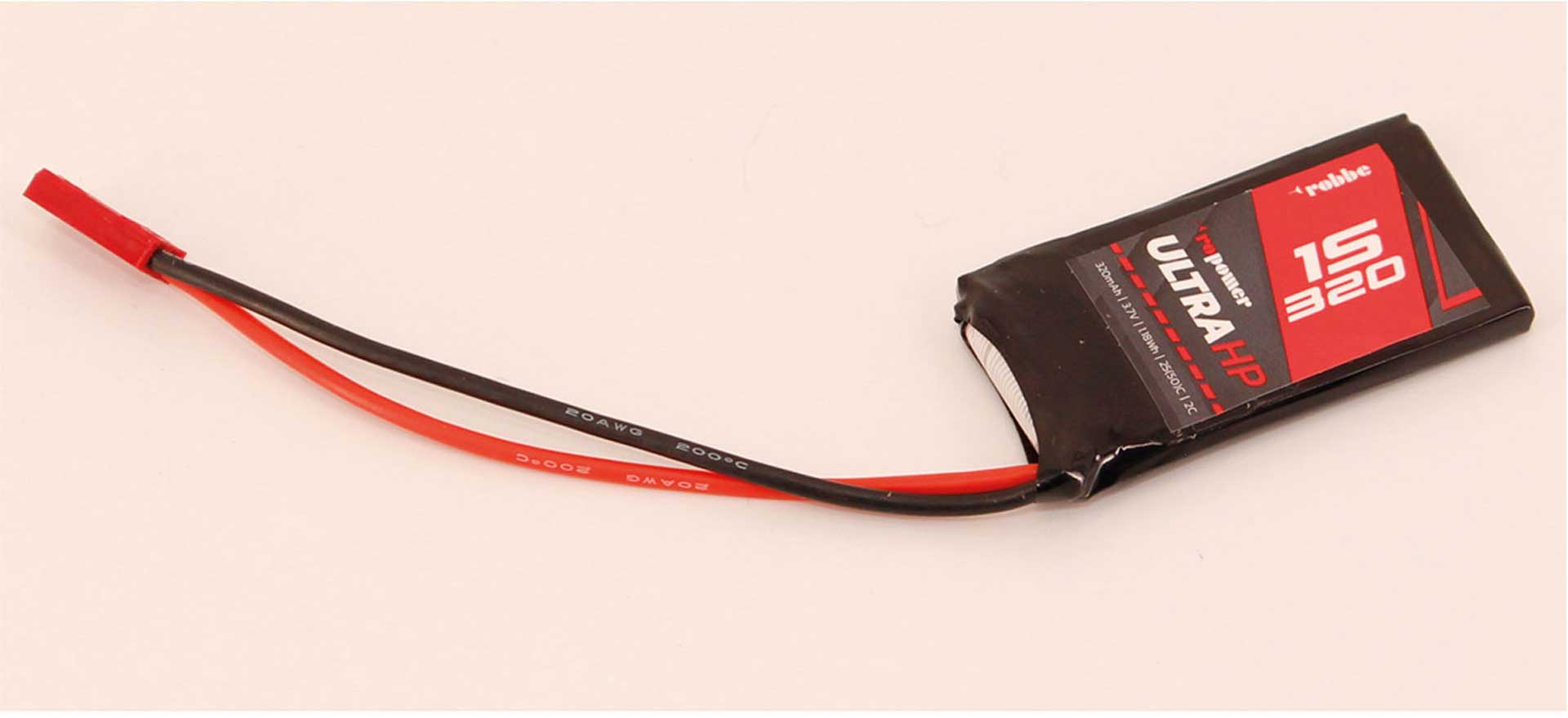 Robbe RO-POWER ULTRA HP 320MAH 3,7 VOLT 1S 25(50)C LIPO AKKU 7316