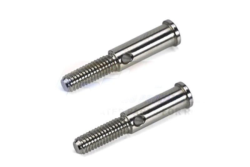 GPM Stahlwellen-Set vorn silber TAMIYA BBX / BB-01 BBX021/PINOC