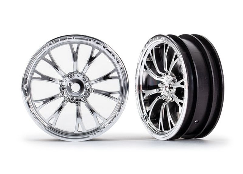 Traxxas Felgen chrom vorn (2) 9472R - Abbildung 1