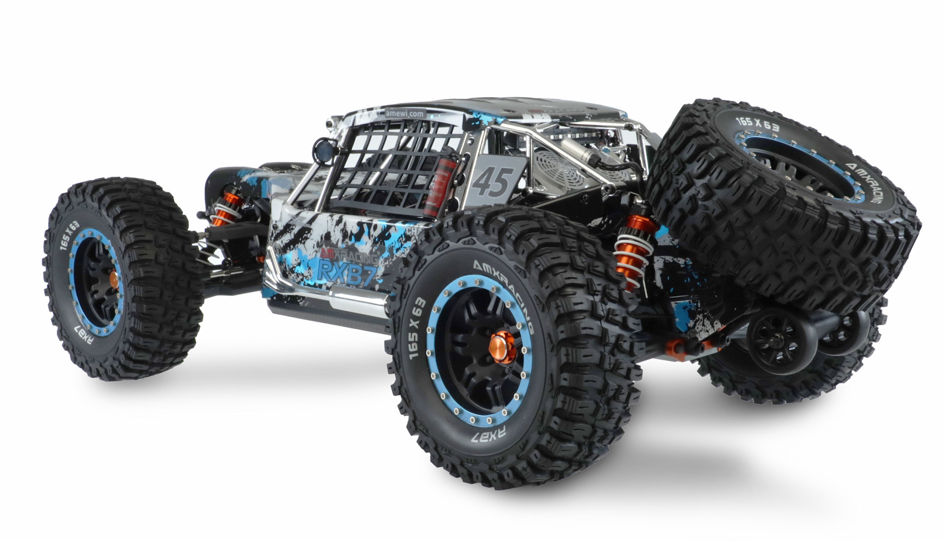 Amewi AMXRacing RXB7 Buggy 1:7 4WD RTR blau 22554 - Abbildung 4