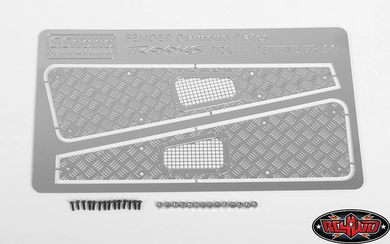 RC4WD Diamond Plate Fender Covers for Traxxas TRX-4 VVV-C0438 - Abbildung 1