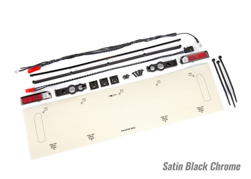 Traxxas LED Licht-Set + KT satin-schwarz-chrome 9497A