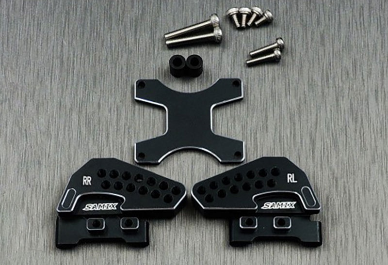 SAMIX Alu Dämpferplatten-Set hinten (1) für für Traxxas TRX-4M TRX4M-6024