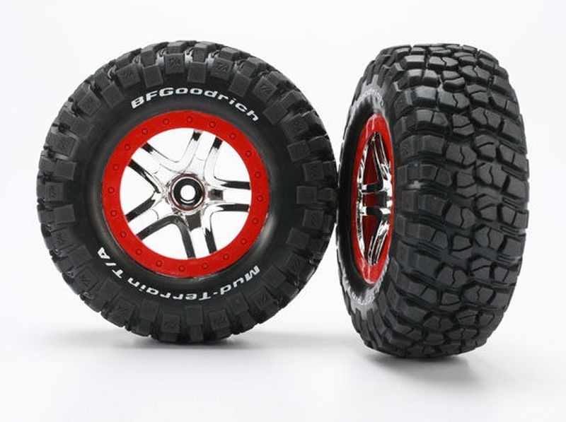 Traxxas Reifen auf Felge chrome 6873R