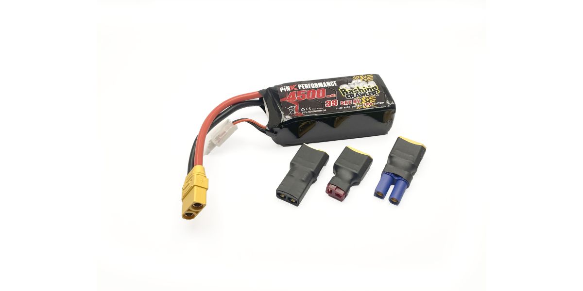 Pink Performance Bashing Crawler LiPo Akku 3S 11.4V-4500-55C (Multi) 96x42x34mm Shorty PP3-3S4500SHV-M