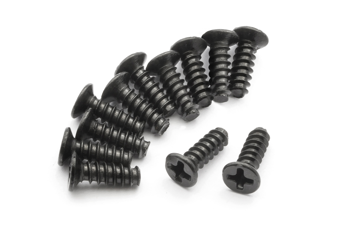 Blackzon Senkkopf Schneidschrauben KBHO2.6x8mm (12St.) 540158