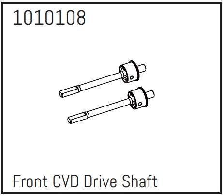 Hobby Plus Front CVD Drive Shaft - PRO Crawler 1:18 (2) 240241