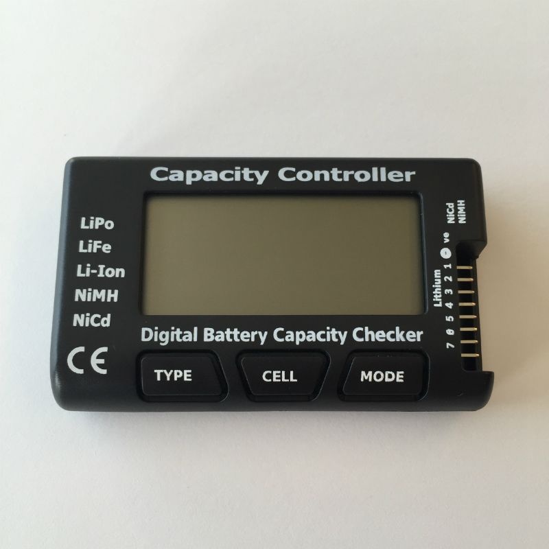 H-SPEED Digitaler Akku Checker 2-7S, LiPo, LiFe, Li-Ion, NiCd HSP0013