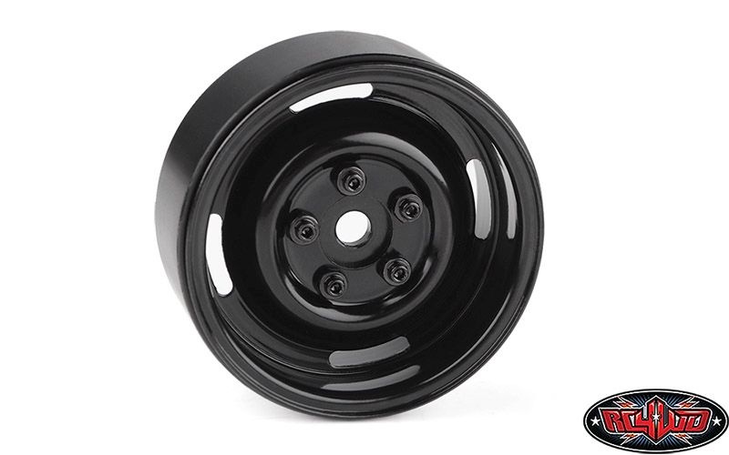 RC4WD Landies Vintage 1.9 Stamped Steel BL-Felgen schwarz (4) Z-W0136