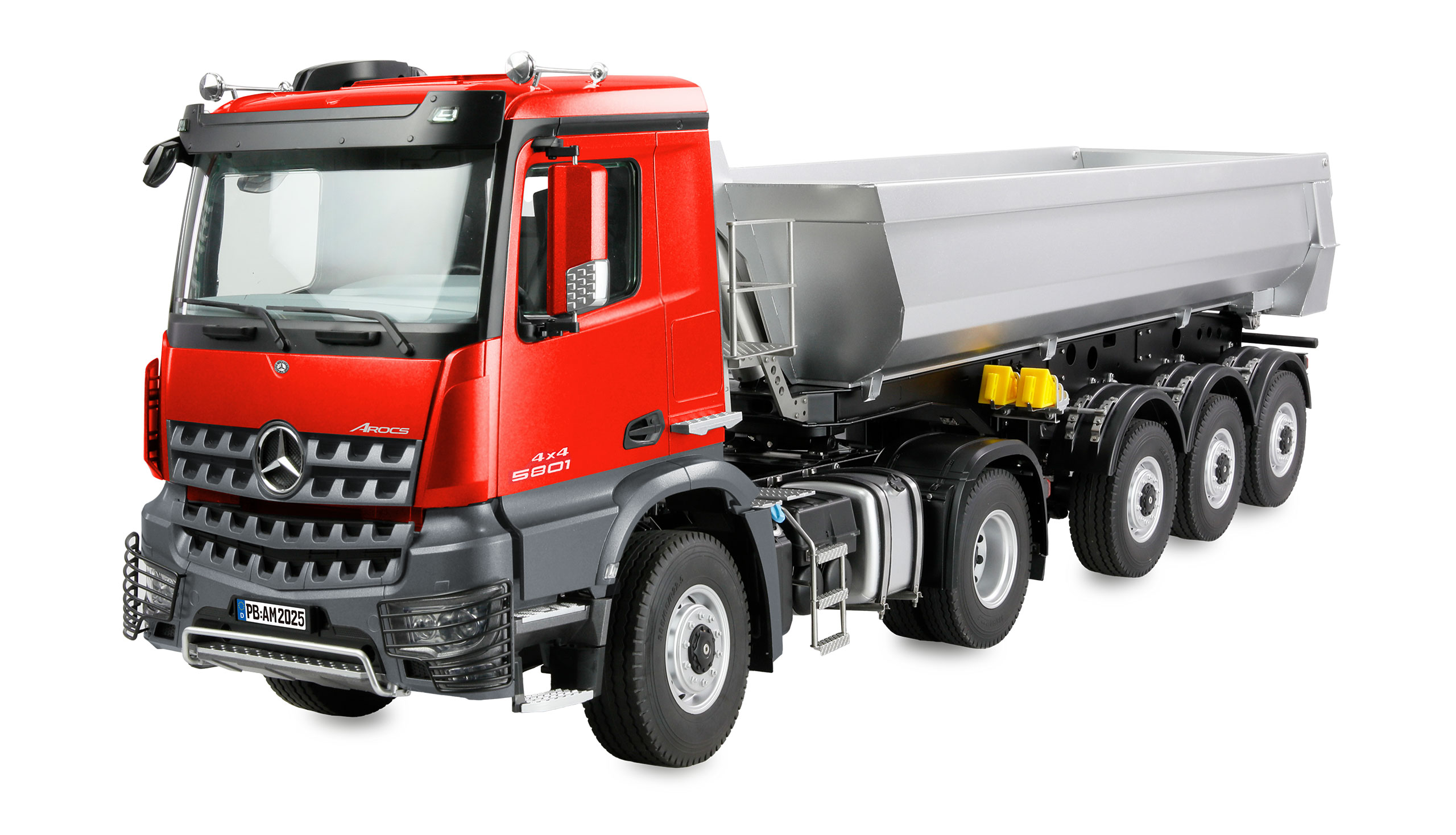 Amewi Mercedes-Benz Arocs Sattelzug mit Kippauflieger 4x4 1:14 RTR rot 22695