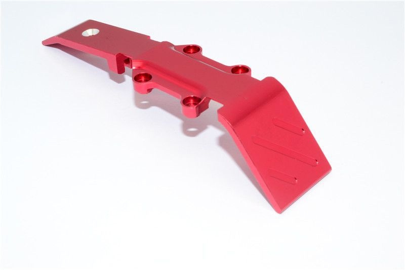 GPM Alu Unterbodenplatte eloxiert vorn rot Traxxas 1/16 E-Revo