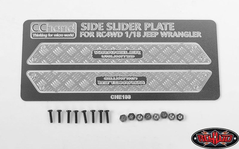 RC4WD VVV-C0595 Metal Side Diamond Plates for 1/18 Gelande II RTR