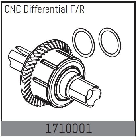 Absima CNC Differential V/H 1710001 - Abbildung 1