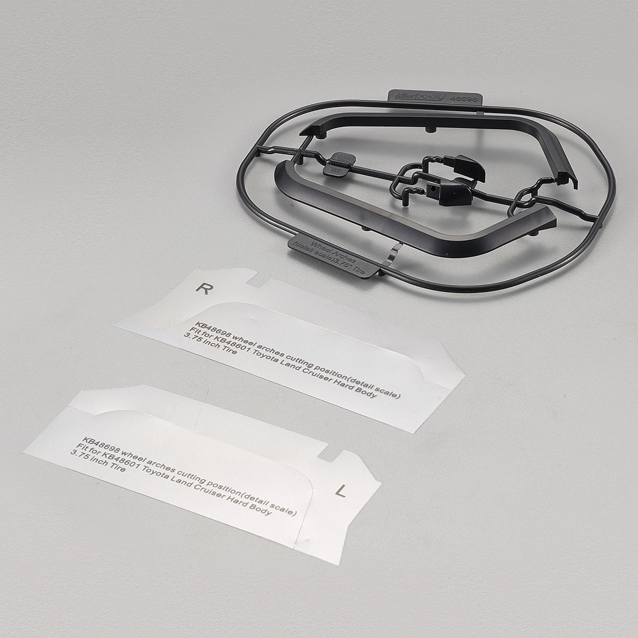 KB48698 Kotflügelverbreiterung Scale vorne für 3.75" Reifen LC70