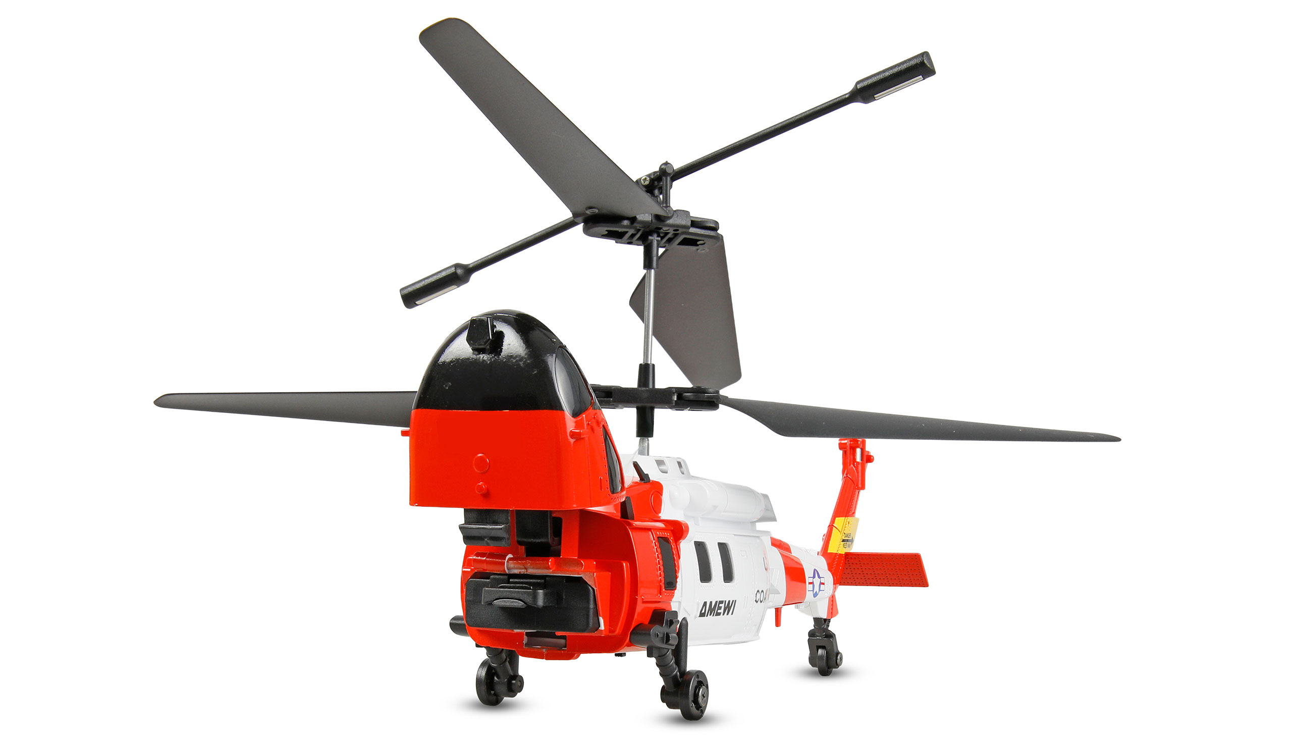 Amewi UH-60 CX Black Hawk Coastguard Koaxial Hubschrauber 3-Kanal RTF 25371
