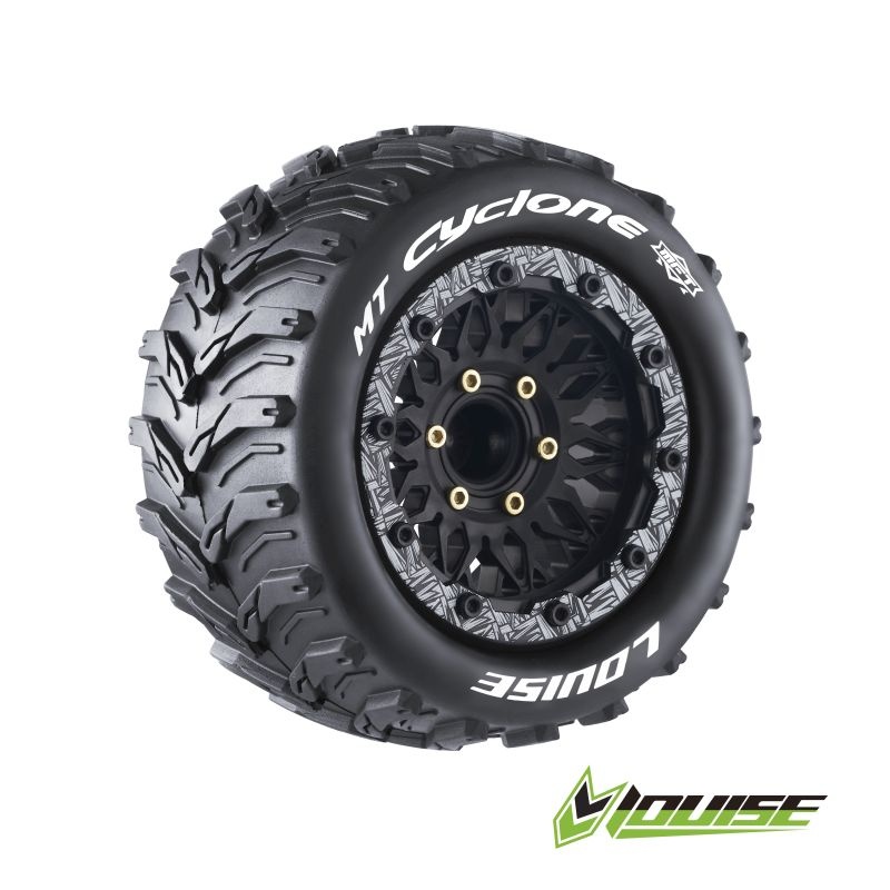 Louise MT-CYCLONE MFT 1/10 soft auf 2.8 Felge schwarz (2) L-T3310SX