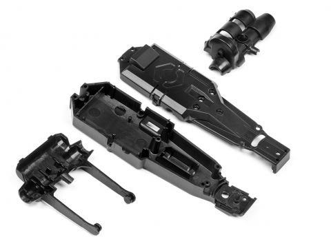 HPI Chassis und Hinterachse (Q32) 114289 - Abbildung 1