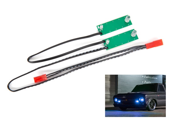 Traxxas LED Licht Set vorn komplett blau inklusive Kleinteile 9496X
