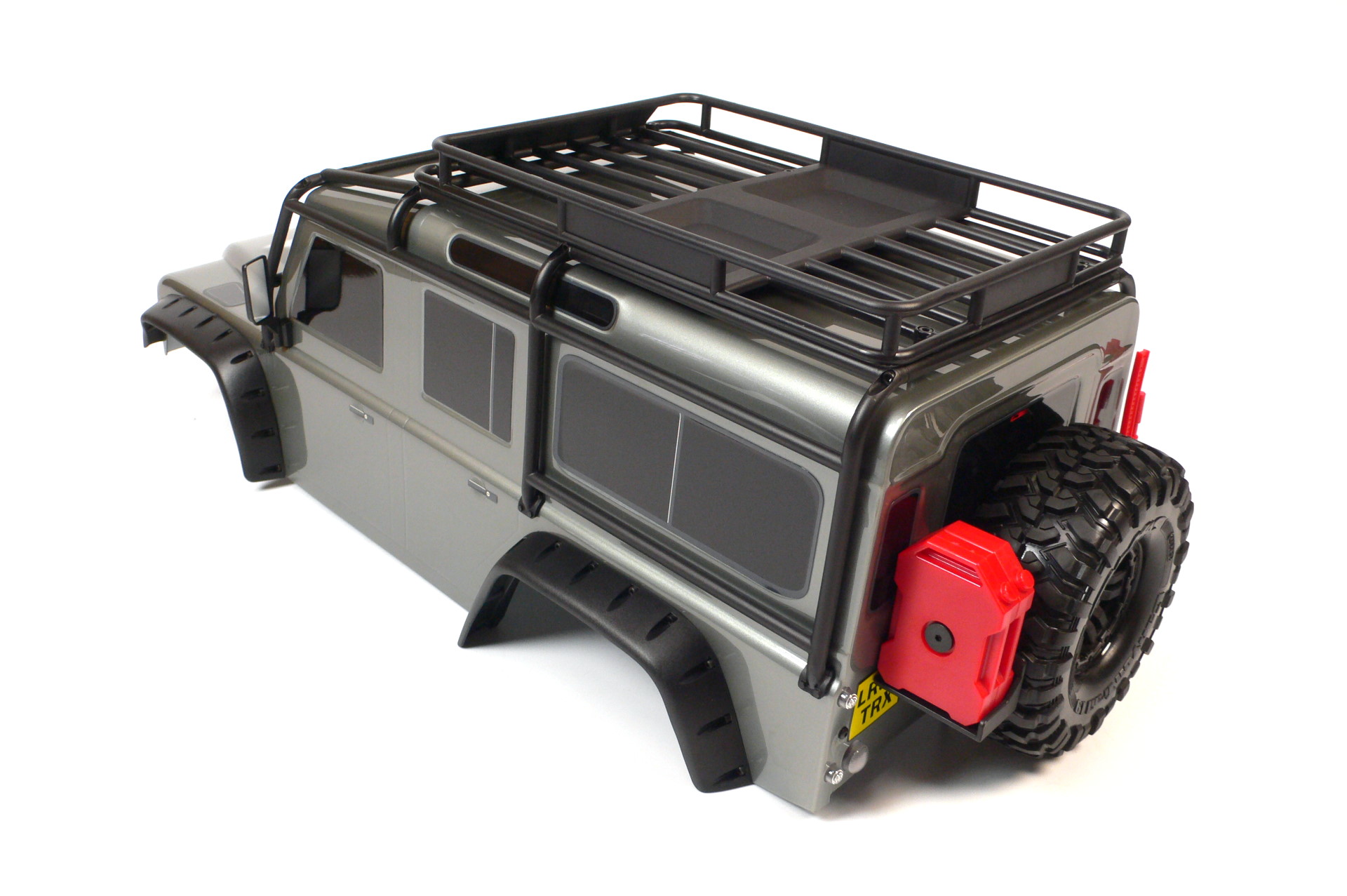 Traxxas TRX-4 Land Rover Defender Karosserie Silber Clipless 1:10