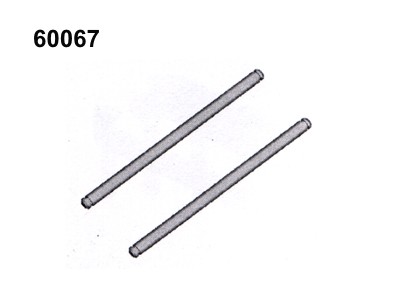 Amewi 60067 Rear Hub Carrier Hinge Pins (short) 3*1 60067