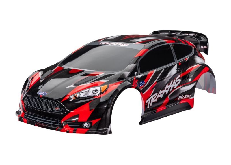 Traxxas Karosserie Ford Fiesta ST Rally rot Rally 7418-RED