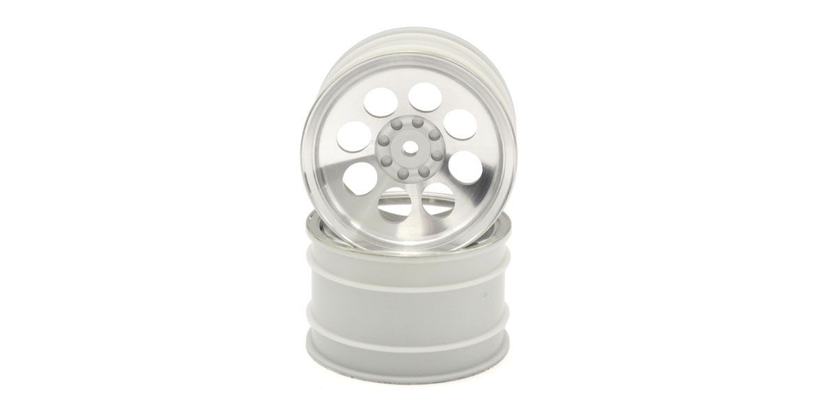 Kyosho Felgen 8 Loecher 50mm. (2) Turbo Optima - Chrome Satin OTH245SC