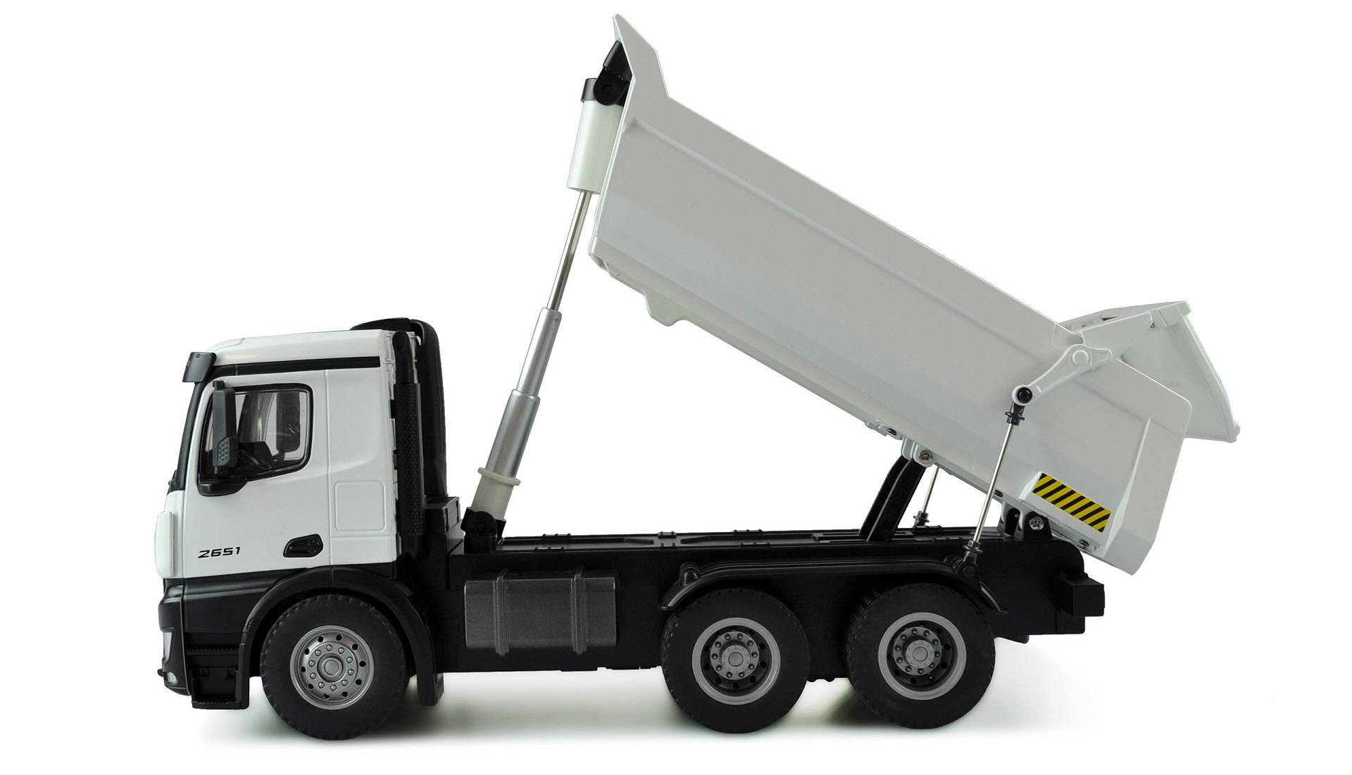 Amewi Mercedes Benz Arocs LKW Kipper PRO Metall 2,4GHz RTR weiß 22413 - Abbildung 2