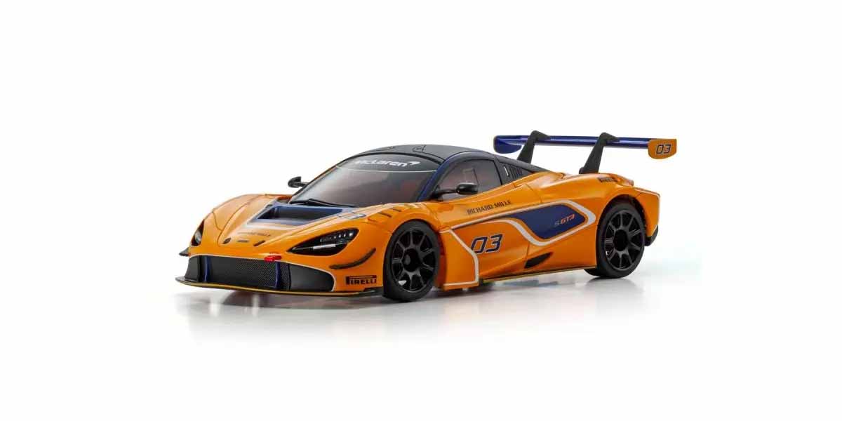 Kyosho Mini-Z MR04 RWD McLaren 720S GT3 Orange (W-MM/KT531P) 32364OR - Abbildung 1