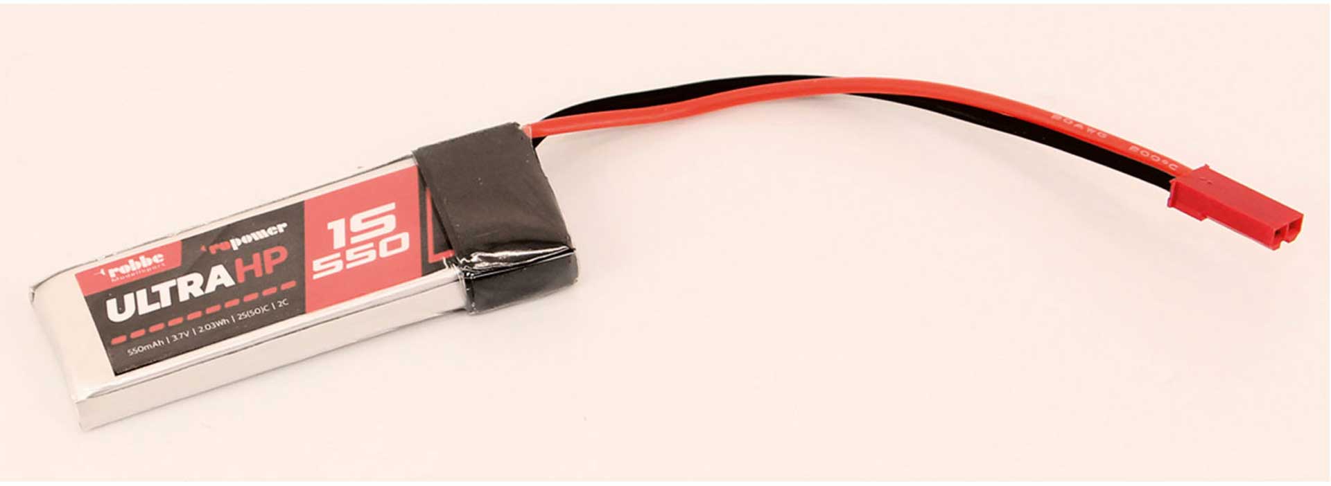 Robbe RO-POWER ULTRA HP 550MAH 3,7 VOLT 1S 25(50)C LIPO AKKU 7323