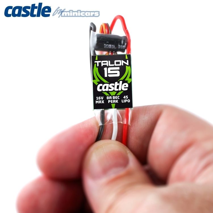 Castle Talon 15 - 2-4S 15A 3A-BEC ESC 010-0129-00