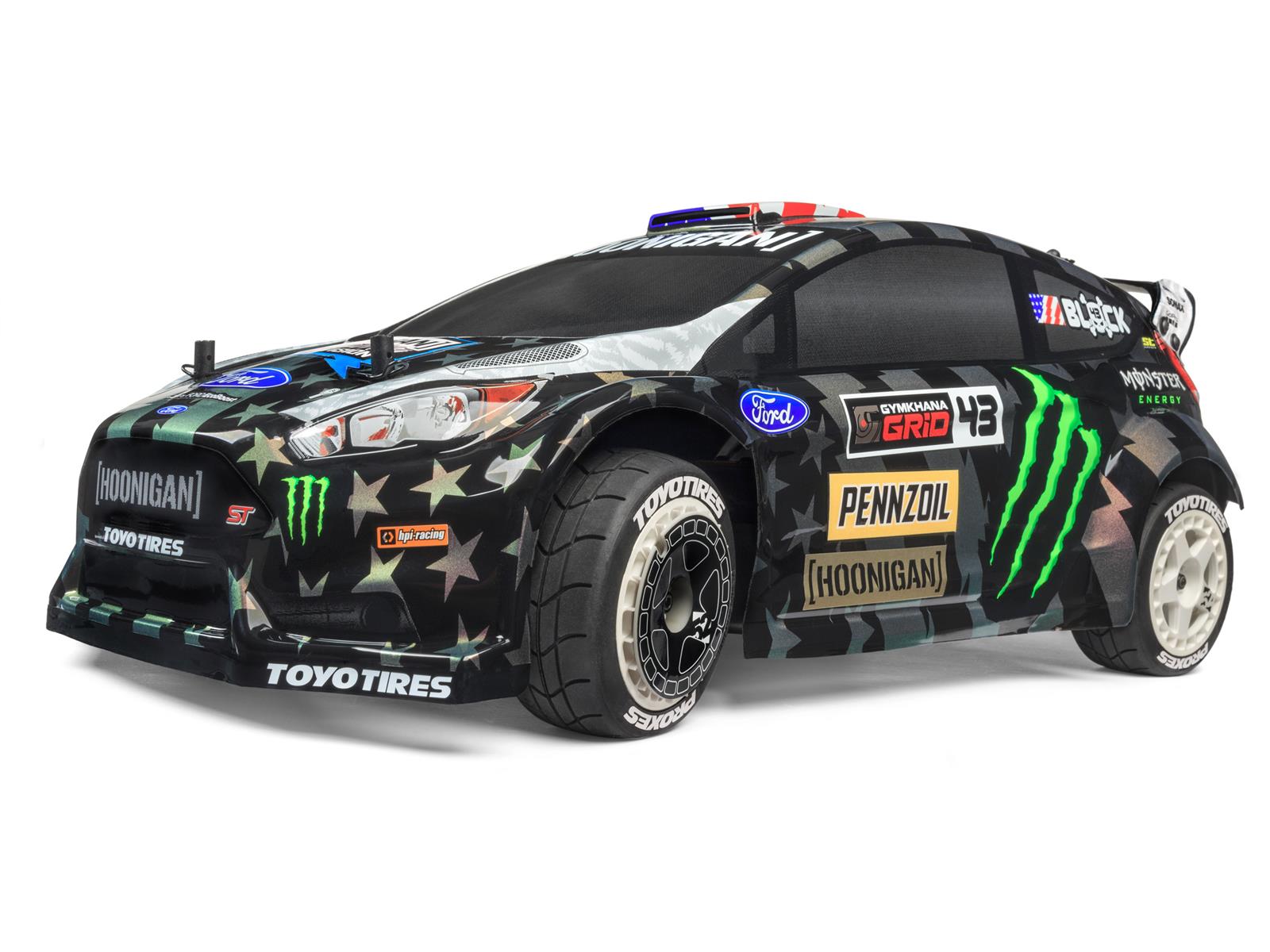 HPI WR8 Flux Ken Block Gym8 Ford Fiesta ST RX43 120036