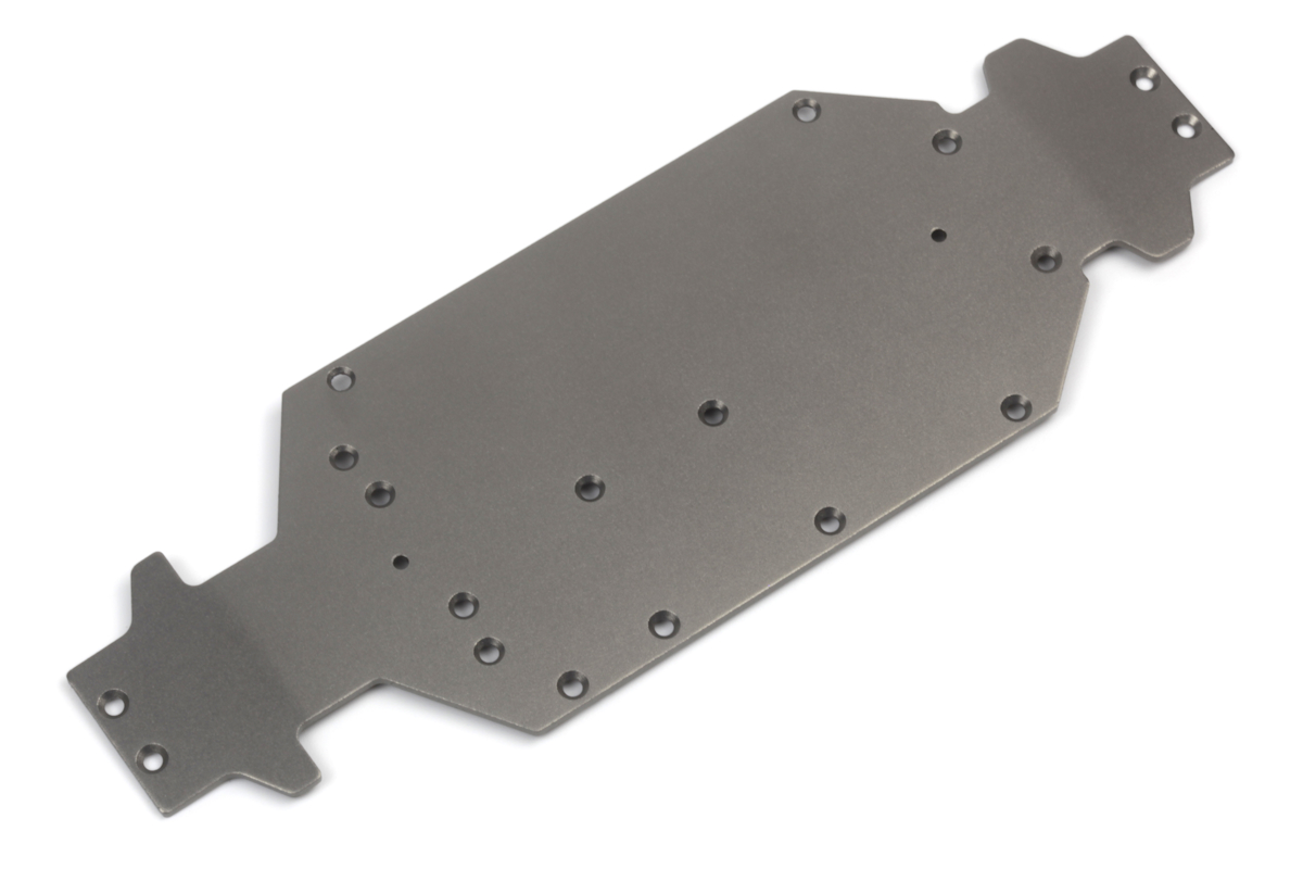 Maverick Aluminum Main Chassis (Grey) 150704 - Abbildung 1