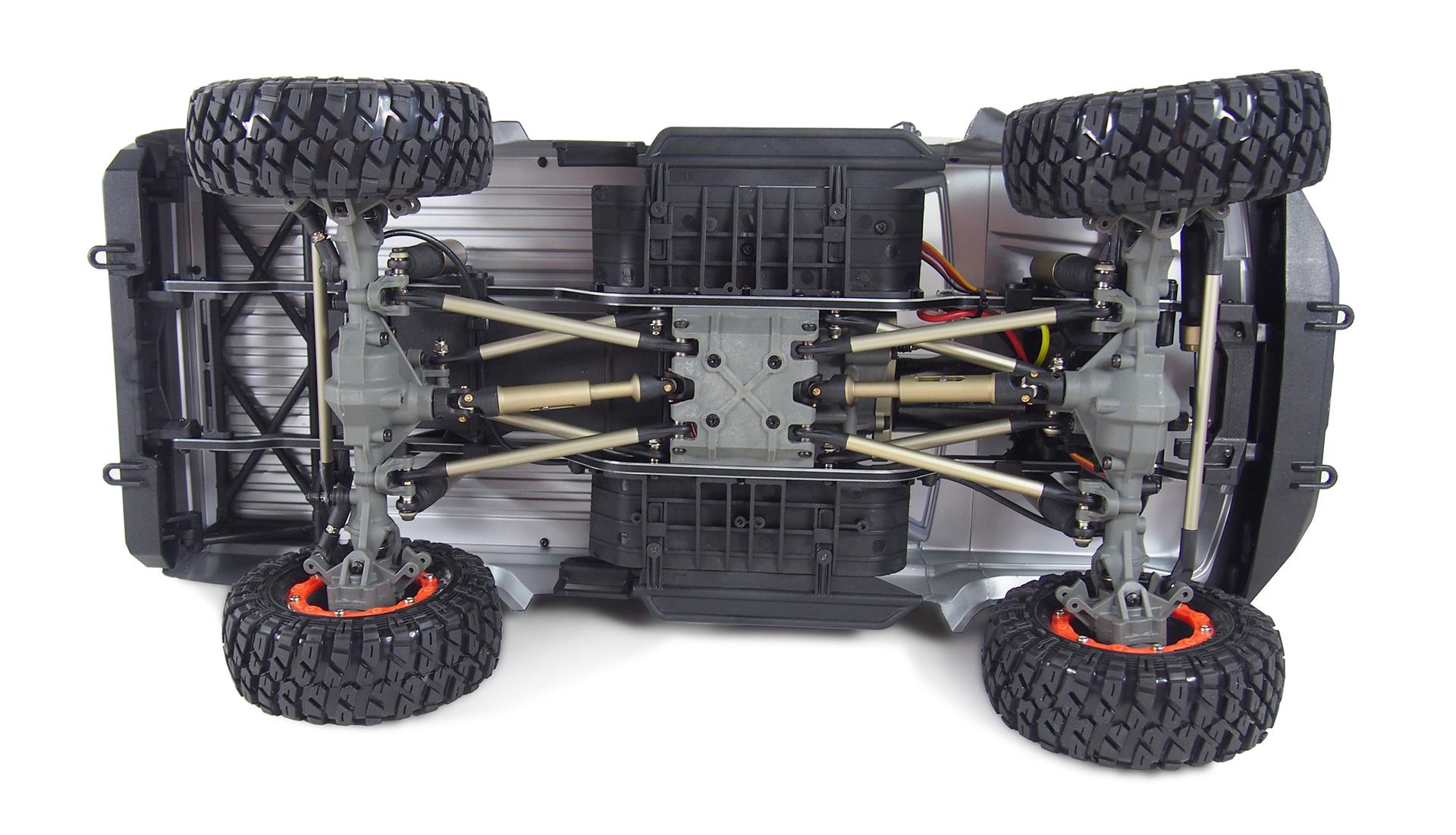 Amewi AMXRock RCX10P Scale Crawler Pick-Up, 1:10 RTR weiß 22434