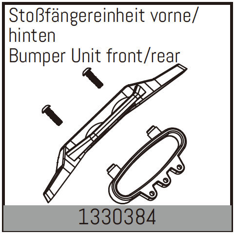 Absima Stoßfängereinheit vorne/hinten (2 St.) 1330384