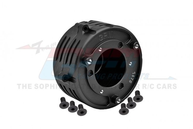 GPM ALU 7075 FLYWHEEL HOUSING schwarz 1/4 PROMOTO-MX MOTORCYCLE RTR MX012BK