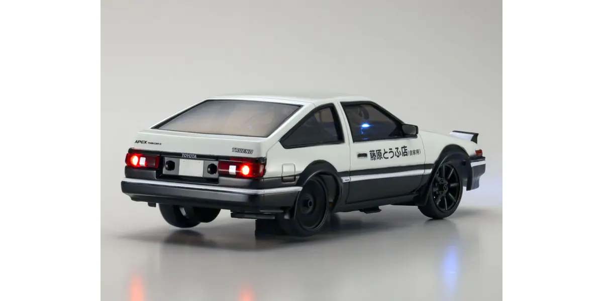 Kyosho First Mini-Z 1:28 Initial-D Sprinter Trueno AE86 WH/BK Carbon 66617A - Abbildung 6