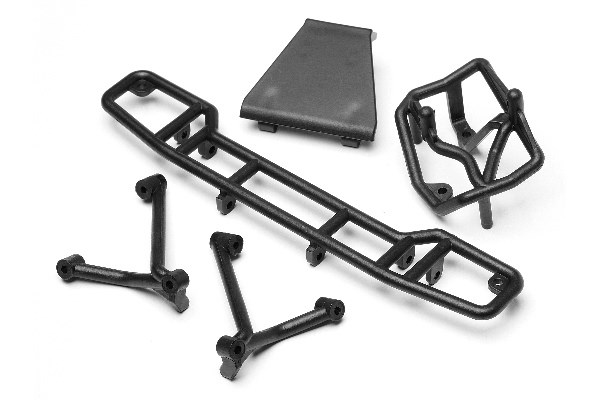 HPI Skid Plate / Rammer Set hinten (Mini-Trophy) 103201