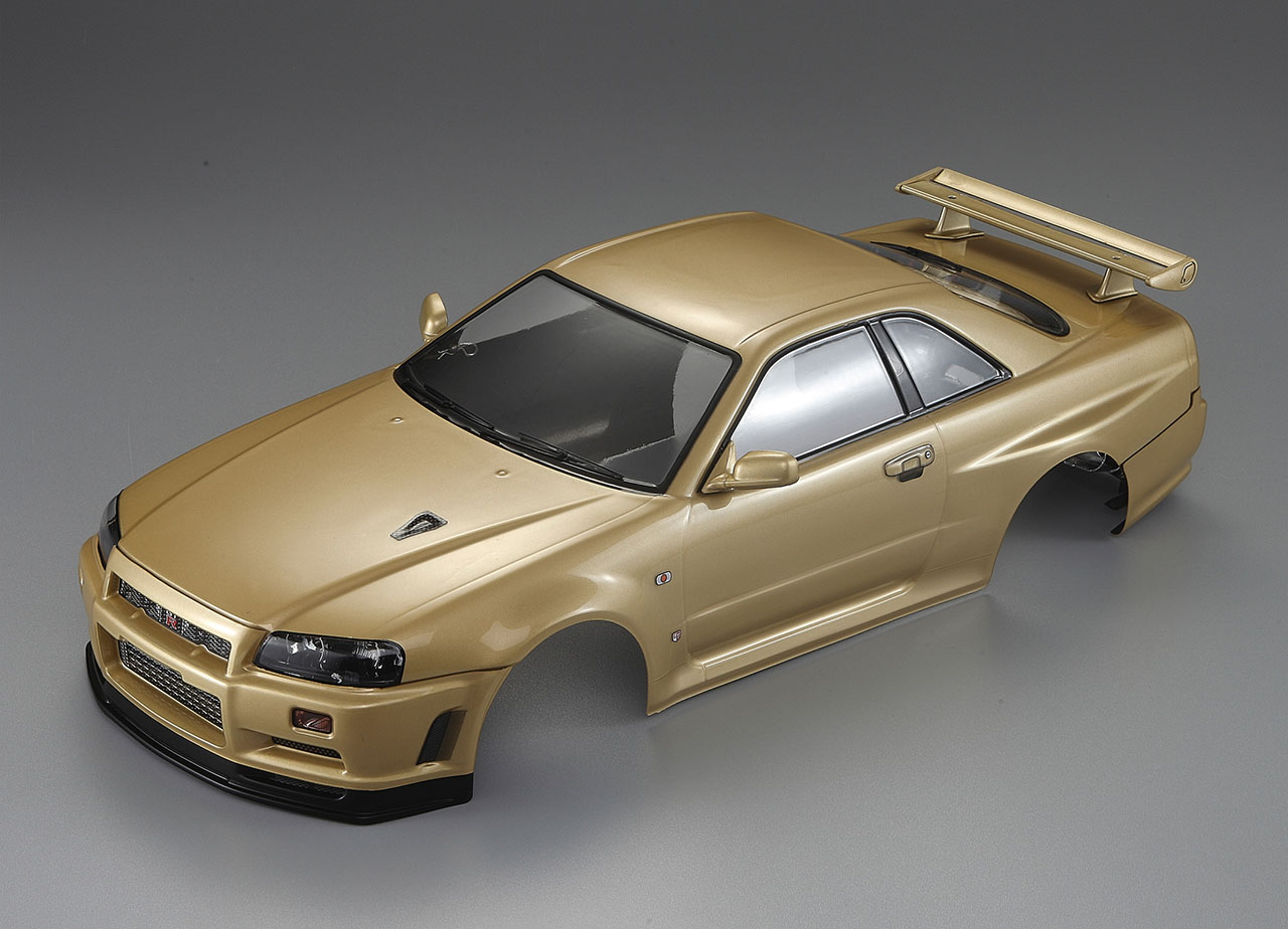 KB48645 Nissan Skyline R34 Karosserie Champagner Gold 195mm RTU