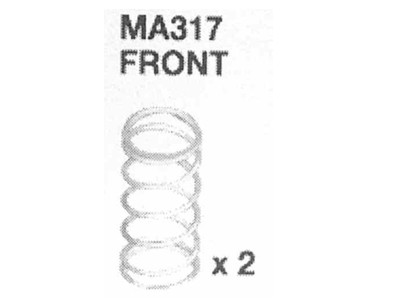 Amewi MA317 White Shock Spring Front AM10SC MA317