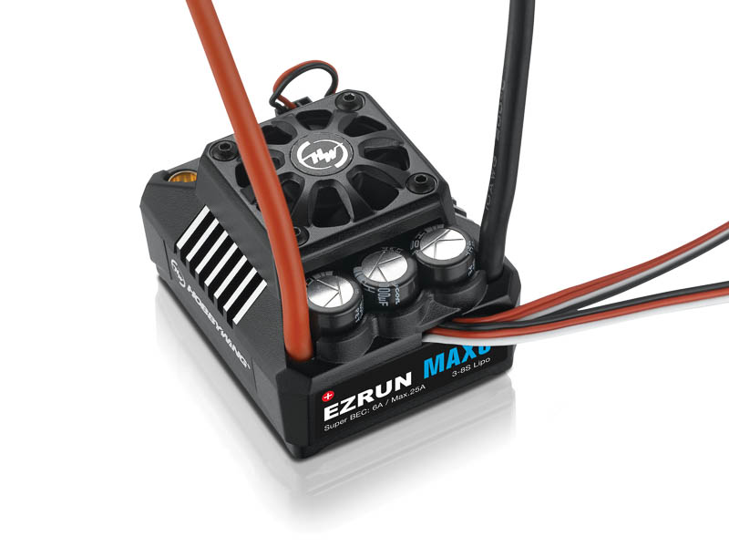 Hobbywing EzRun MAX6 160A 1/6 ESC Waterproof 30105000 - Abbildung 4