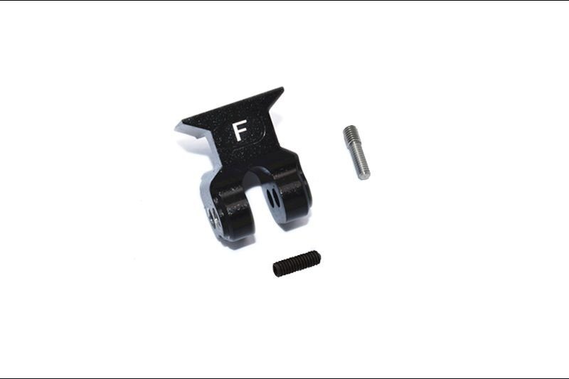GPM Alu Chassisstrebenbefestigung vorn schwarz ARRMA Kraton 4s MAKS015FBK