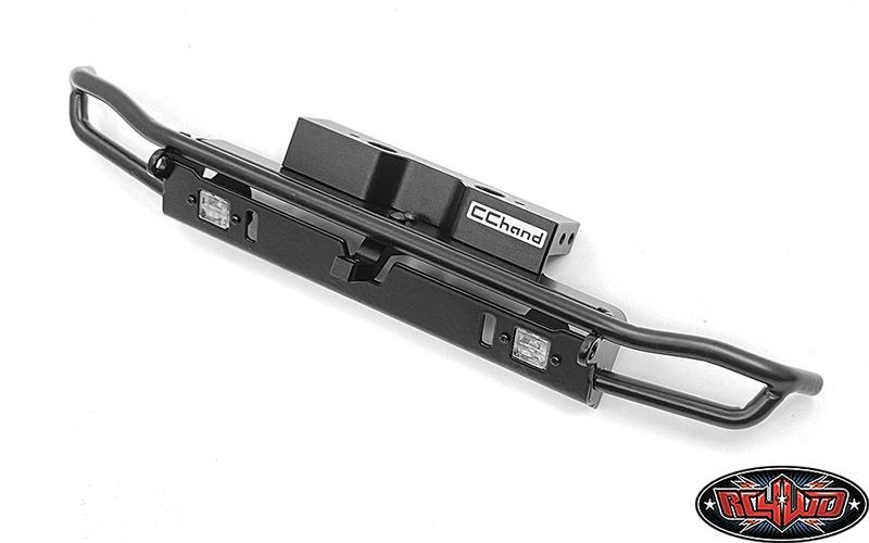 RC4WD Metal Tube Rear Bumper w/ Fog Lights and Hitch Bar VVV-C1257
