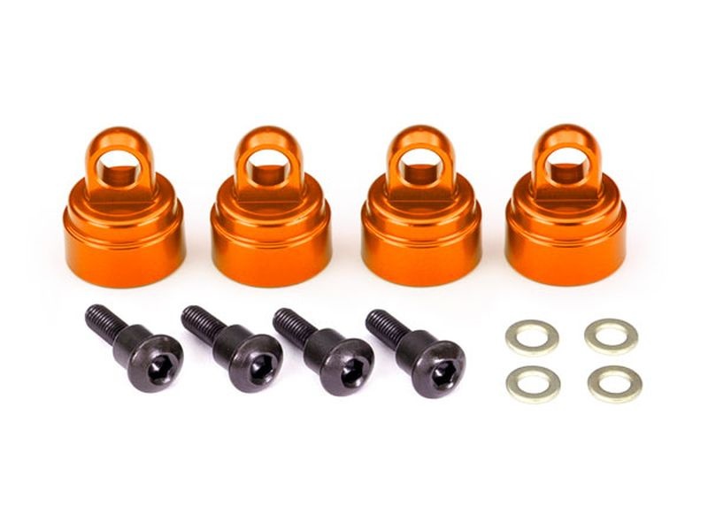 Traxxas Dämpfergehäusekappen Alu 3767T