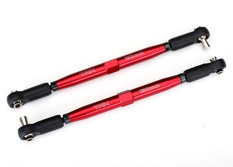 Traxxas Vorspurstange X-Maxx rot 7075-T6 Alu 7748R