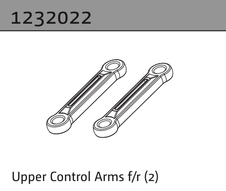 Absima Obere Querlenkerstangen v/h (2) 1232022