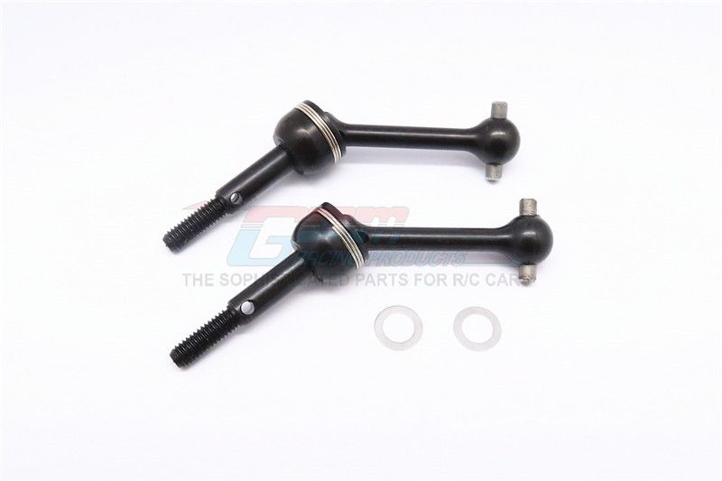 GPM STEEL#45 FRONT/REAR CVD SWING SHAFT (33MM)- 1PR Tamiya TT02 STT2233BK