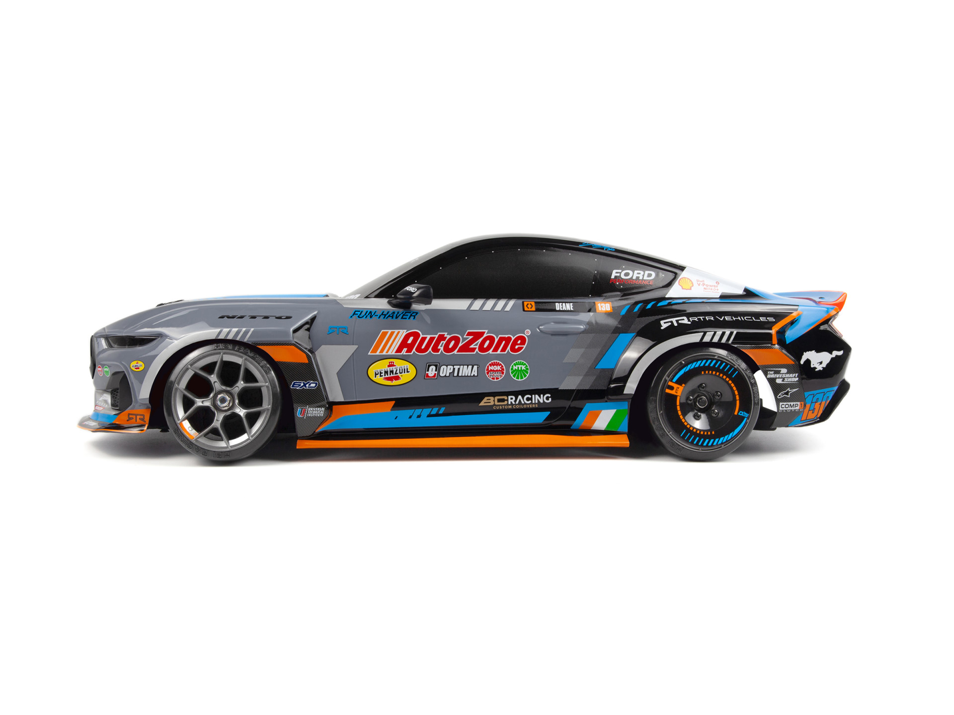HPI Stage-D10 Flux Ford Mustang GT RTR S650 - J.Deane Brushless Drift RC-Car 161007 - Abbildung 2