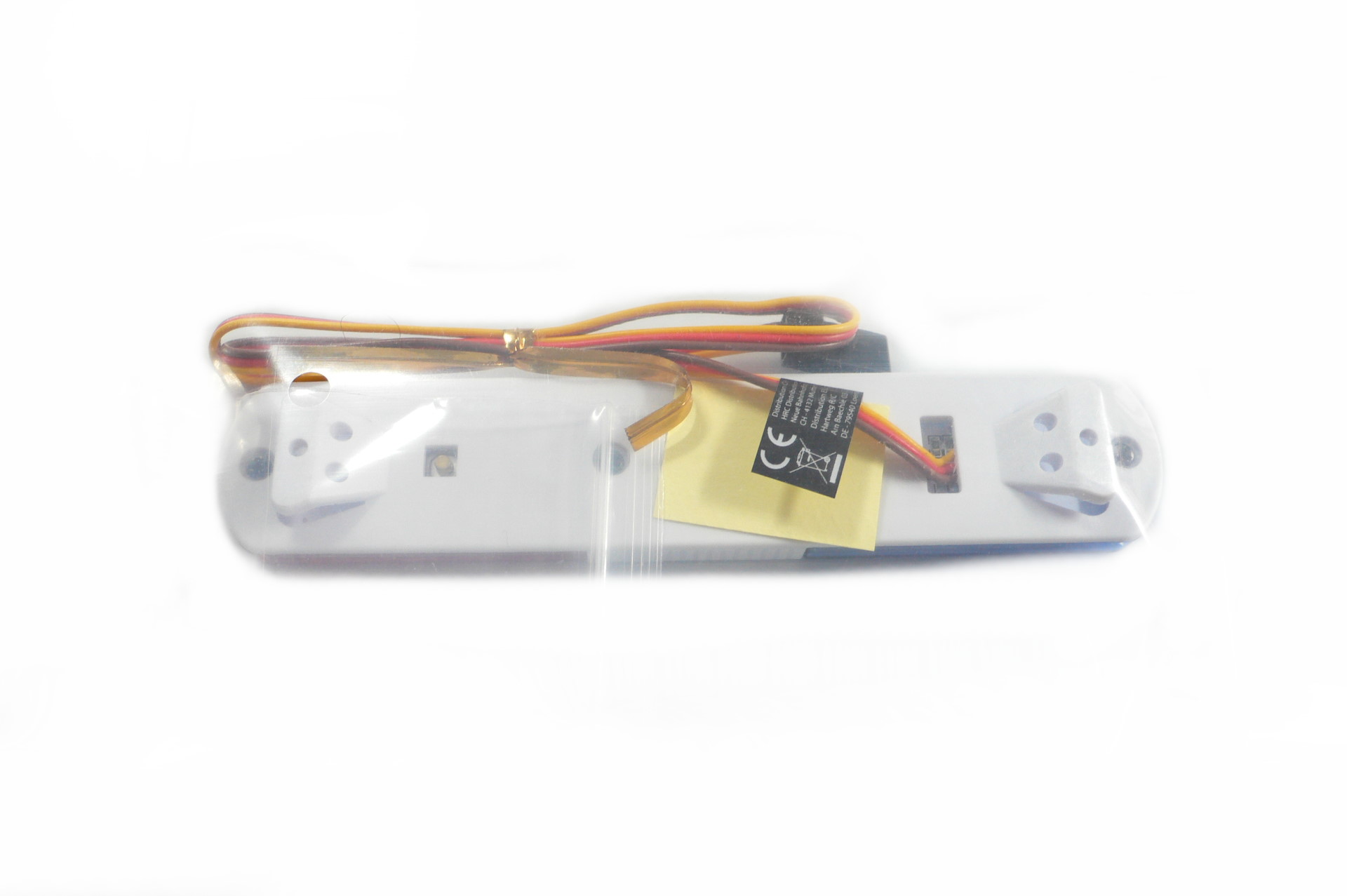 HRC Dachleuchten V3 flach Blau/Rot Police LED Lichtset 1/10 JR Stecker HRC8733NU - Abbildung 3