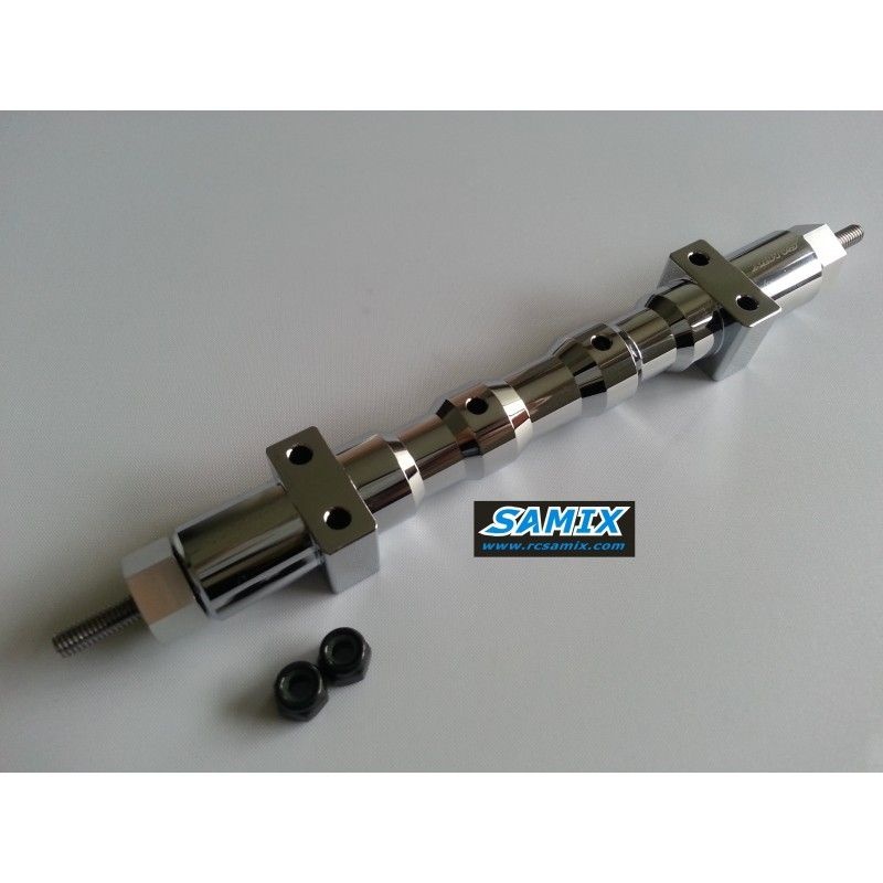 SAMIX Aluminium Radachsen Set für Tamiya trailer TRA-6052SC